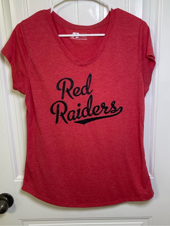 Russell Athletic Tops - Russell Athletic Texas Tech Red Raiders Women’s V-Neck T-Shirt Red Size Large